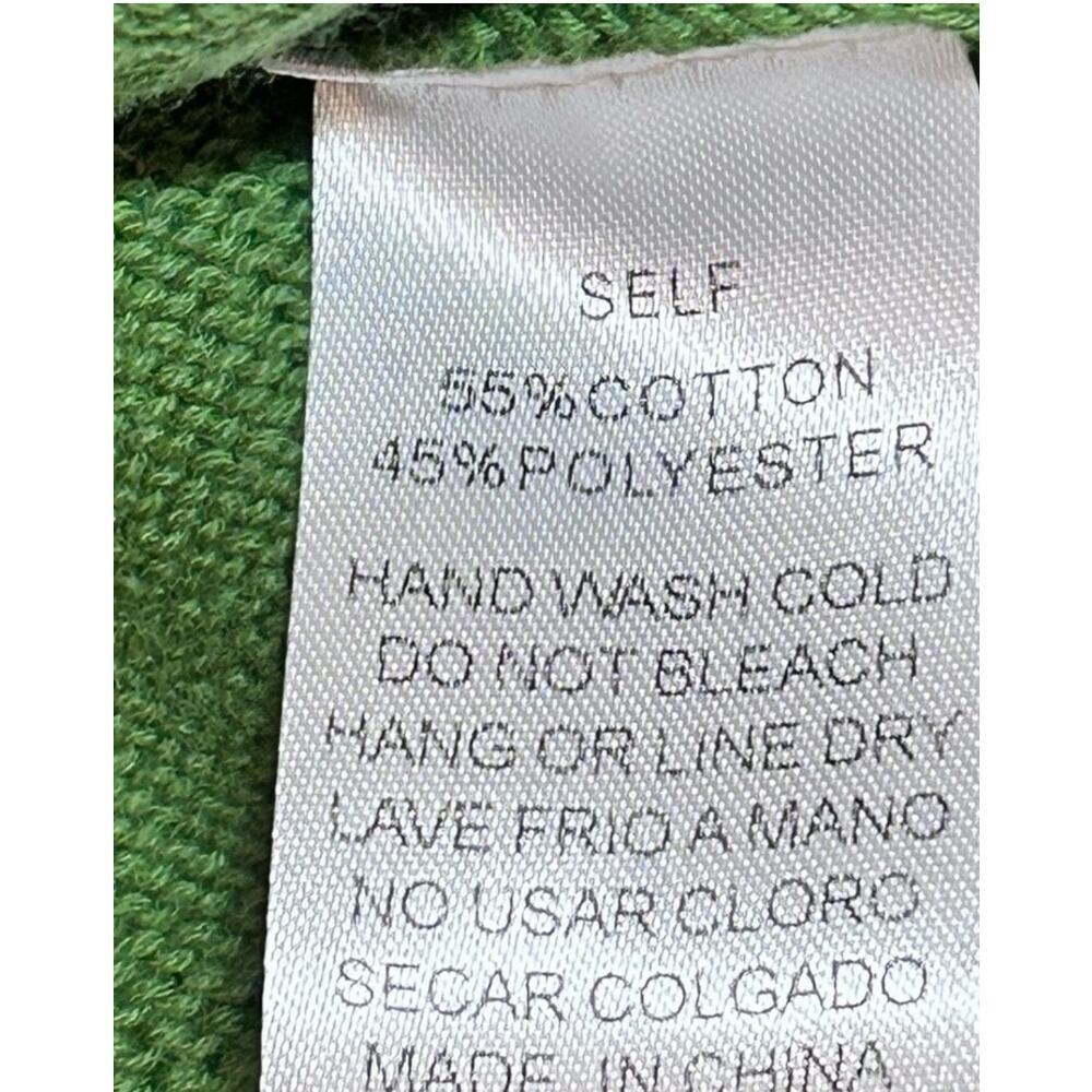 Easel Color Block Cotton Button Front Oversized M… - image 5